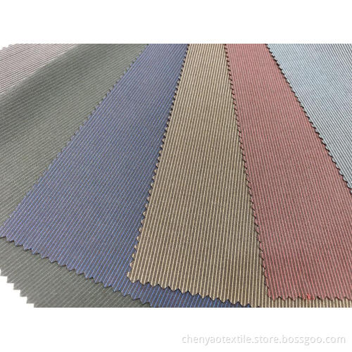 T/C Stretch Yarn-dyed Plain Stripe Fabric